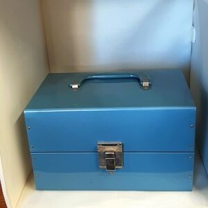 Bruce Metal portable Reel Organizer Holder Case w/Scherer 5" 8mm Reels, other